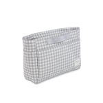 Neceser de Viaje I Love Vichy de Walking Mum Gris