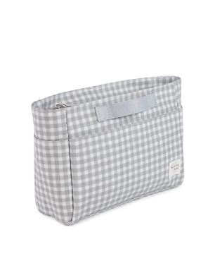 Neceser de Viaje I Love Vichy de Walking Mum Gris