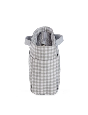 Neceser de Viaje I Love Vichy de Walking Mum Gris