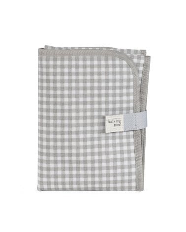 Cambiador bebe I Love Vichy de Walking Mum Gris