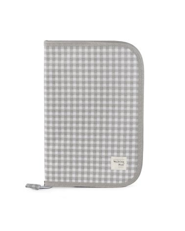 Libro de Nacimiento I Love Vichy de Walking Mum Gris