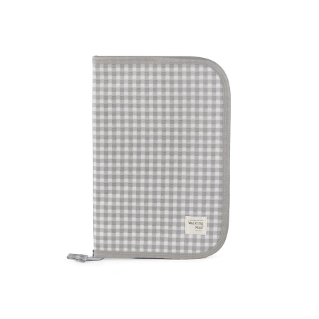 Libro de Nacimiento I Love Vichy de Walking Mum Gris