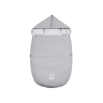 Saco Cuco 2 en 1 I Love Vichy de Walking Mum Gris