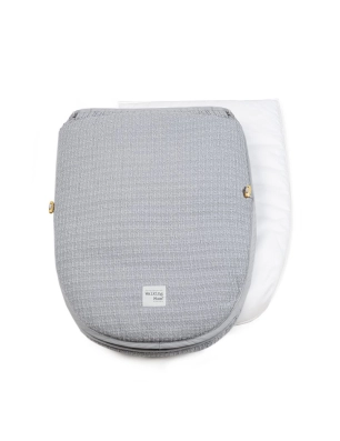 Saco Cuco 2 en 1 I Love Vichy de Walking Mum Gris
