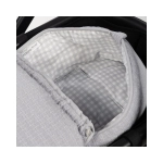 Saco Cuco 2 en 1 I Love Vichy de Walking Mum Gris