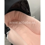 Funda Capazo Cybex Priam Gofre Bámbula de Giraffa Bianca e Blu Rosa Palo