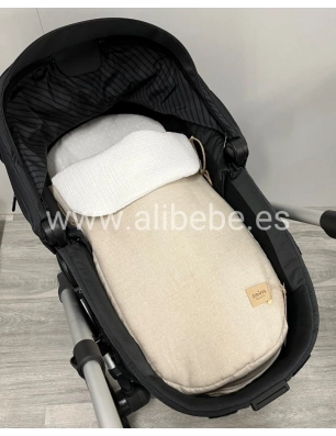 Saco Cuco Tulip Interior Plumeti de Giraffa Bianca e Blu