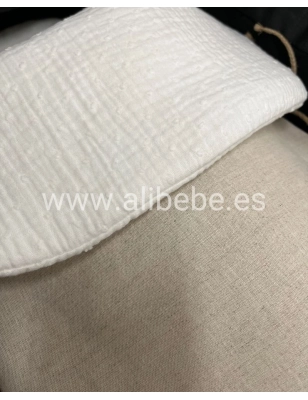 Saco Cuco Tulip Interior Plumeti de Giraffa Bianca e Blu