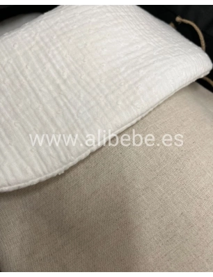 Saco Cuco Tulip Interior Plumeti de Giraffa Bianca e Blu
