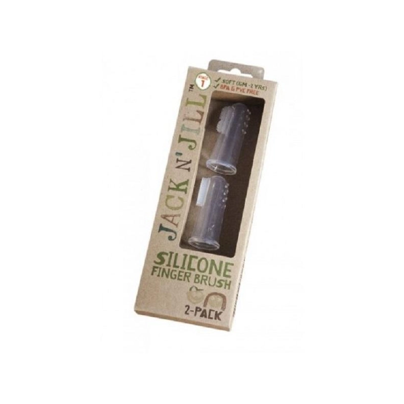 Cepillo de dientes de dedo de Jack N'Jill (2 uds)