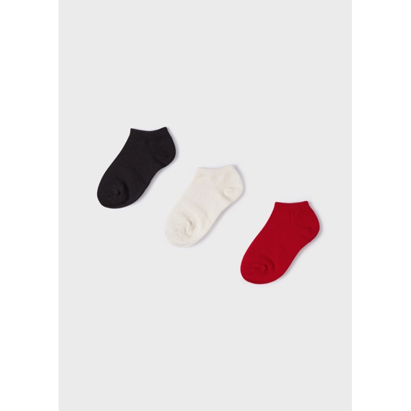 Set 3 Calcetines Cortos Lisos Mayoral