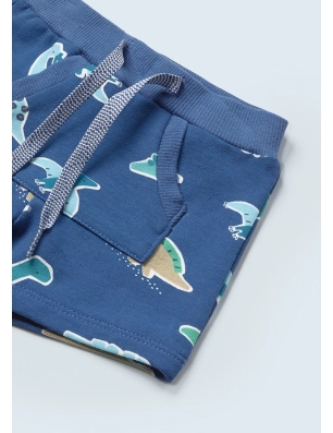 Pant. Corto Felpa Estampada Mayoral