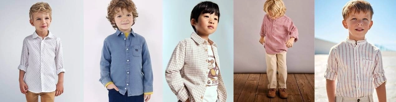 Camisas para niño (0‑8 años) de temporada invierno