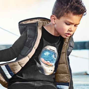 Camisetas para niño de temporada invierno