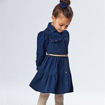 Vestidos para niña (0‑8 años) de temporada invierno