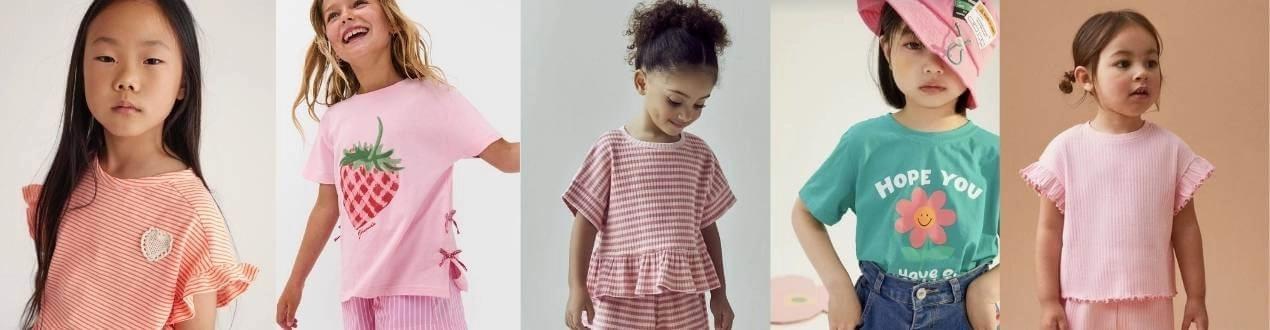 Camisetas de verano para niña