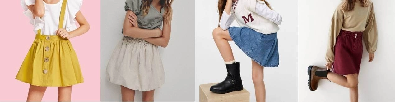 Faldas de verano para niña