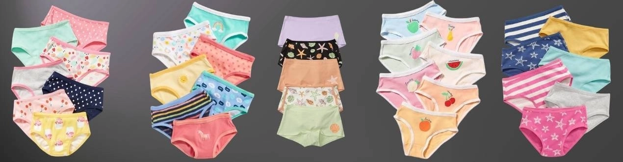 Ropa interior de verano para niña