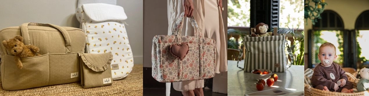 Giraffa Bianca e Blu | Complementos y textiles elegantes para bebé
