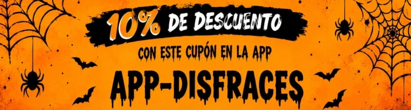DESCUENTO DISFRACES 10% APP