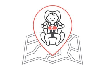 Aviso Dispositivo Antiabandono Sensor Safe 4 en 1 de Cybex