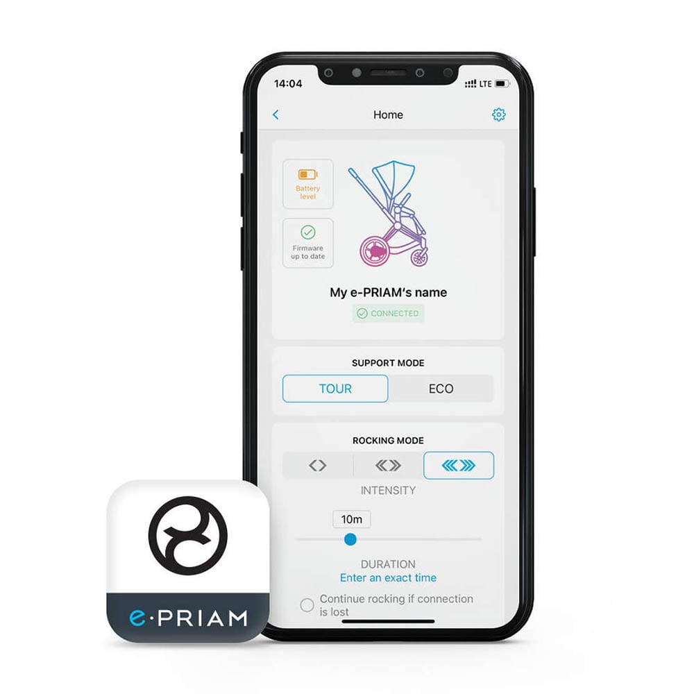 Cochecito 2 piezas Cybex e-Priam APP exclusiva