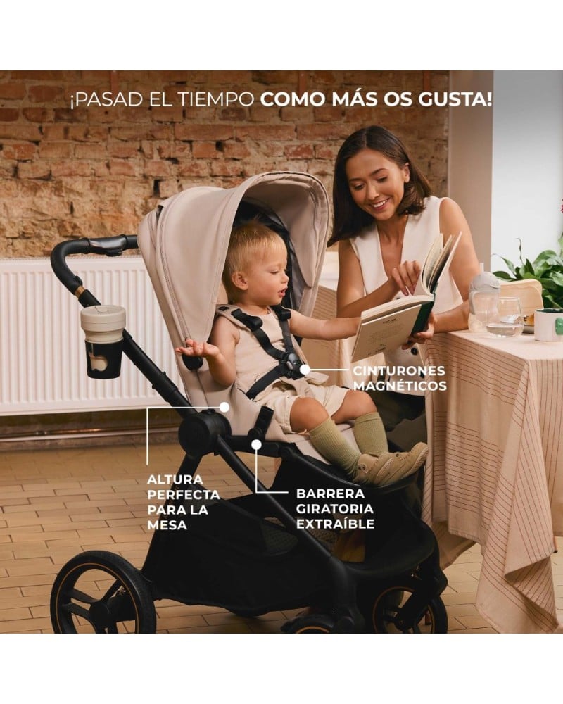 Cochecito 2 piezas Kinderkraft Nea - Capazo amplio y ventilado