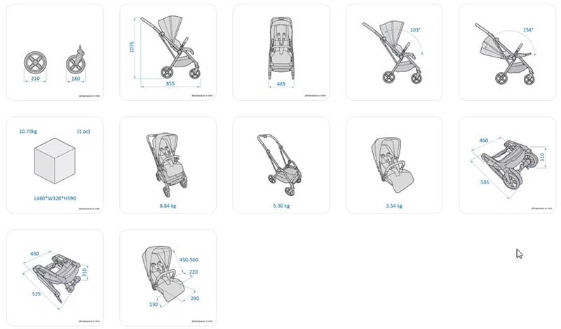 Cochecito 2 piezas Maxi-Cosi Leona 2 Luxe