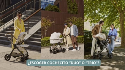 Escoger cochecito "Dúo" o "Trío"