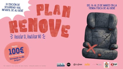 Plan Renove de sillas de coche en Ali Bebé 