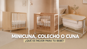 Minicuna, colecho o cuna: ¿qué es mejor para tu bebé?